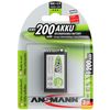 cumpără Acumulator Ansmann 5035342 maxE NiMH rechargeable battery 9V-Block E / 6F22 / 8.4V, 200mAh, 1 pack în Chișinău 