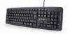 Keyboard Gembird KB-U-103-RU, Standard, Full size, Silent, Black, USB 