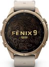cumpără Ceas inteligent Garmin Fenix 9 Pro, 43mm, inReach, Gold, Lthr White bd (010-04335-41) în Chișinău 