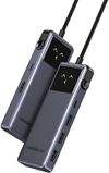 купить Переходник для IT Ugreen UGREEN HUB 6in1 USB-C To 4K@60Hz HDMI+3*USB-A 3.0 + USB-C 3.0 + PD 100W Series Uno, CM889, Grey в Кишинёве 