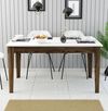 cumpără Masă Trendy Milan 514-Nuc, Alb 145x75x88cm în Chișinău 