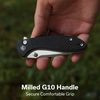 купить Нож походный Civivi C24031-1 Faeger, G10 negru, Button Lock в Кишинёве 