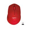 cumpără Mouse Logitech M330 Silent Plus Wireless Red, Optical Mouse for Notebooks, nano receiver, 910-004911 în Chișinău 