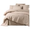 cumpără Lenjerie de pat Cotton Box Plain Beige Ranfors (2 persoane Euro) în Chișinău 