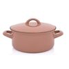 cumpără Cratiță Metalac 57056 Cratita emailata Mocha Mousse 18cm, 2.5L, capac din metal în Chișinău 