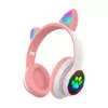 купить Наушники беспроводные Essa STN28-1 Căști Bluetooth Cat Ear (urechi luminiscente) в Кишинёве 