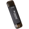 .512TB  Transcend Portable SSD ESD310C Black, USB-A/C 3.2 (71.3x20x7.8 mm, 11g, R/W:1050/950 MB/s) 