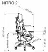 купить Офисное кресло Halmar Nitro 2 red в Кишинёве 