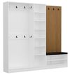 cumpără Mobilă pentru antreu Trendy Noe-8302, 225x210x35cm (GTR004009) în Chișinău 
