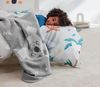 купить Плед s.Oliver 1220/800 Jacquard decke Junior 100x150 Grey в Кишинёве 