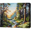 купить Картина по номерам BrushMe RMG0017FC 30x40 см (без упаковки) Утро в лесу в Кишинёве 