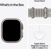 cumpără Ceas inteligent Apple Watch Ultra 4 GPS Cellular 49mm Natural Titanium Case with Translucent Grey Ocean Band MJAD4 în Chișinău 