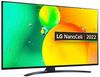 Televizor 43" Nanocell SMART TV LG 43NANO766QA, 3840x2160 4K UHD, webOS, Black 