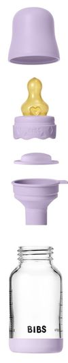 купить Поильник BIBS 50192291 Biberon din sticla anticolici Boheme Violet Sky cu tetina din latex 0+ luni, 120ml в Кишинёве 