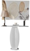 купить Стол Trendy Ellittica, Alb, 100x81x30cm (GTR005836) в Кишинёве 