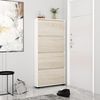 купить Полка для обуви Mobildor-Lux Leo Slim 100x16x164H cm White/Sonoma в Кишинёве 