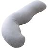 cumpără Pernă pentru gravide și mame care alăptează Momcozy PP001-FG00NB-A Jersey Fabric Light Grey în Chișinău 