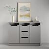 купить Комод MebelStar 1200 LILU 121x40x89 Grey (MBS-1335) в Кишинёве 
