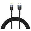 купить Кабель для моб. устройства Tellur TLL155373 Cable USB - Lightning, cu LED, Nylon, 1.2m, Black в Кишинёве 