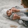 Полотенце с капюшоном Babyono Grey 100x100 см 