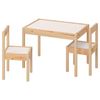 cumpără Set de mobilier pentru copii Ikea Latt (Alb/Pin) în Chișinău 