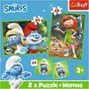 cumpără Puzzle Trefl 93656 Puzzle 2in1+Memos: Smurfs have fun/The Smurfs în Chișinău 