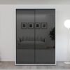 купить Шкаф Bayro Parma Graphite 1600x2250x600 белый, купе в Кишинёве 