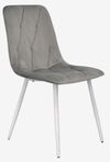 купить Комплект стол и стулья Evelin di Costacurta стол DT-431-1R Wh + 4 стула YTC-080Wh Light grey в Кишинёве 