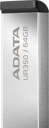 купить Флеш память USB Adata UR350 64GB USB3.2 Gen2 Metal в Кишинёве 