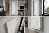 cumpără Radiator Carisa BUTERFLY 1800x316 9016 TEX White (4 elem) dt30=370w alum în Chișinău 