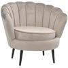 купить Кресло Deco Maggie Camel Black в Кишинёве 