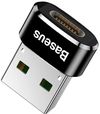 купить Переходник для IT Baseus CAAOTG-01, OTG Mini Type-C to USB-A 3.1, Black в Кишинёве 
