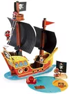 cumpără Set de creație Janod J08579 Pirate Ship Playset 3D în Chișinău 