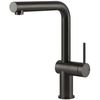 cumpără Bateria bucătărie Gessi 60431-707 Inedito Black Metal Brushed PVD în Chișinău 