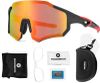 cumpără Ochelari de protecție Rockbros 10182 Ochelari de soare pentru ciclism polarizati, Negru/Rosu în Chișinău 