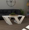 cumpără Măsuţă cafea Trendy Pipra, Alb 110x40x60cm în Chișinău 