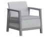 купить Садовая мебель Keter 57960 Set mobilier 4 unitati: masa, 2 fotoli, canapea, gri/gri inchis в Кишинёве 