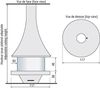 Камин - JC BORDELET EVA 992 - центральный со стеклом