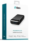 купить Аккумулятор внешний USB (Powerbank) ttec 2BB184S PowerSlim LCD PD, 20000 mAh в Кишинёве 