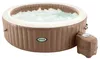 купить Бассейн с джакузи Intex 28412 Jacuzzi SPA gonflabil Sahara Tan Round Bubble Spa 236х71cm, 1339L, 8 persoane в Кишинёве 
