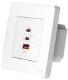 купить Зарядное устройство сетевое Moes TK-SR-EU-2C1A-65-WH-MS, White в Кишинёве 