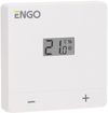 купить Термостат ENGO Controls EASY-230W, montaj pe perete, prin fir, ecran LCD, white в Кишинёве 