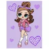 купить Картина по номерам Ideyka (KHO6284) L.O.L. Surprise! Tweens Fancy Gurl, 30х40 в Кишинёве 