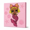 купить Картина по номерам Ideyka (KHO6265) L.O.L. Surprise! Mermaids Queen Bee, 40х40 в Кишинёве 
