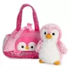 cumpără Jucărie de pluș Fancy Pals 170595f Penguin Pink, 20cm în Chișinău 