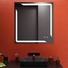 купить Зеркало для ванной Bayro Smart 700x800 LED touch c подогревом в Кишинёве 