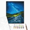 купить Картина по номерам BrushMe BS53751FC 40x50cm (fără cutie) Camping sub stele в Кишинёве 