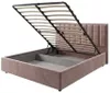 купить Кровать Fabrik Home Charlotte 1600 Коричневая (Ткань Mango 1305) в Кишинёве 