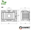 Каминная топка KAWMET W9 EKO 9,8 kW