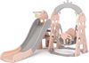 купить Горка Chipolino SLSET02407PI Горка с качелей и кольцом Pink в Кишинёве 